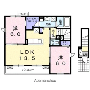 ニューセトルⅡ【2階】の間取り