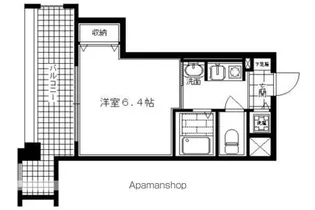 エステムコート京都河原町プレジール【504号室】の間取り
