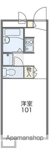 レオパレス北方【1階】の間取り