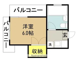 第6三重野ビル【4階】の間取り