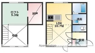 輝【1階】の間取り