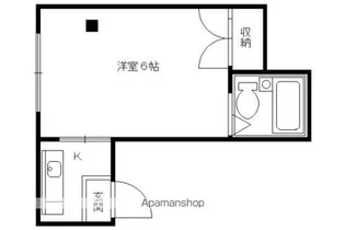 翠ビル【301号室】の間取り