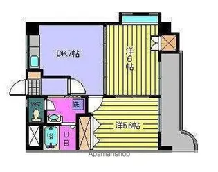 サザンコートⅥ【601号室】の間取り