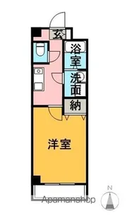 1Kの間取り画像