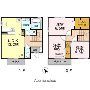 ハイマート【1階】の間取り