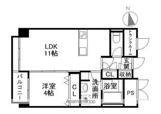 PAXレジデンス【3階】の間取り