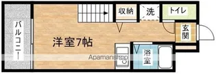 メゾンセレスト泉【102号室】の間取り