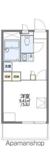 レオパレスSAKU【2階】の間取り