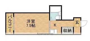 ハイツアミーゴA【2階】の間取り