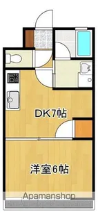 サウス甲府【210号号室】の間取り