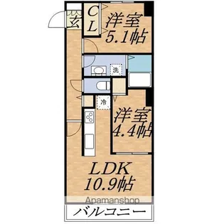 JP NOIE 円山表参道【12階】の間取り