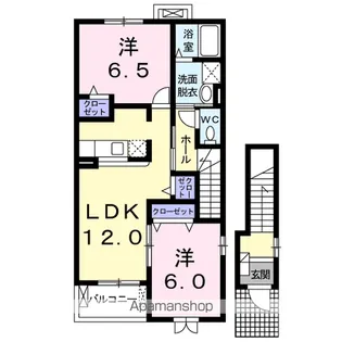 ルーチェ・Ⅱ【2階】の間取り