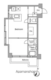 レジディア代々木Ⅱ【3階】の間取り