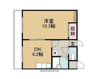 プリエール井原【3階】の間取り