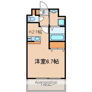 プラドールソフィア【101号室】の間取り