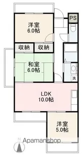 セントラルハイツ屋島【2階】の間取り