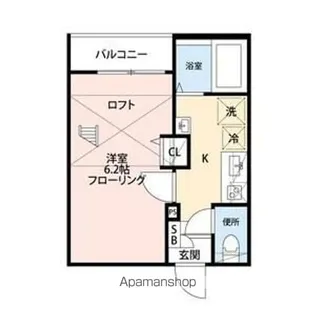 サクラレジデンス八潮【3階】の間取り