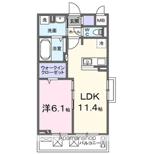 セレニテ A【2階】の間取り