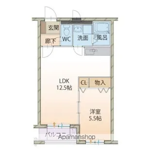 HEARTFUL Y.N.S【101号室】の間取り