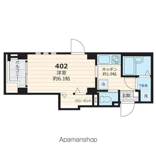 プロスペリティ赤堤【402号室号室】の間取り