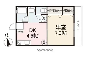 エトワール(伏石)【3階】の間取り
