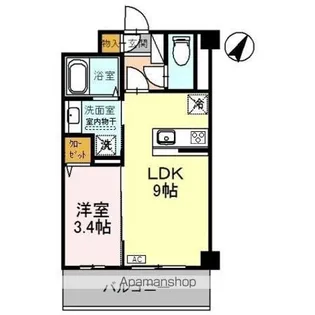 グランアネシス金澤【2階】の間取り