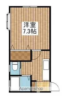 ハイツリモージュ万代【2階】の間取り