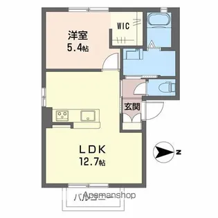 長野県松本市北深志2丁目【アパート】の間取り