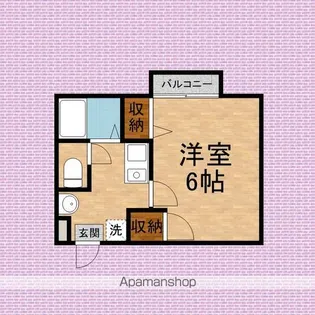 エマーユ新河岸【3階】の間取り