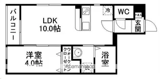 SAFETYHEIM長町南【1階】の間取り