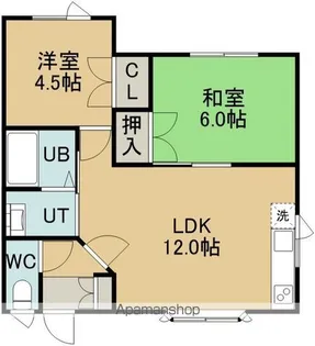 J.SQUARE(ジェイスクエアー)【202号室】の間取り