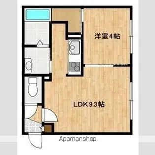 LIEN F・VILLAGE【307号室】の間取り