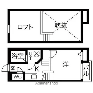 CREO荒子壱番館【2階】の間取り