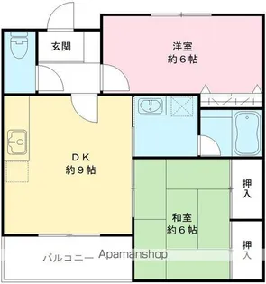 GARNET RESIDENCE上桂【205号室号室】の間取り