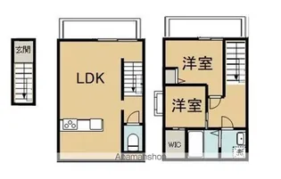 RESIDENCE城西【2階】の間取り