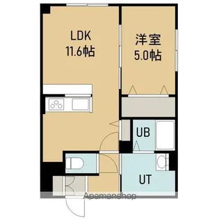 Amu.K3【4階】の間取り