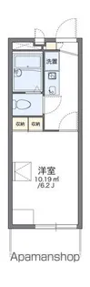レオパレスフェリスⅡ【3階】の間取り