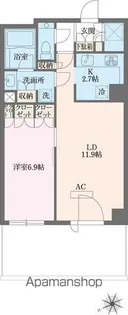 ジュールA【10階】の間取り