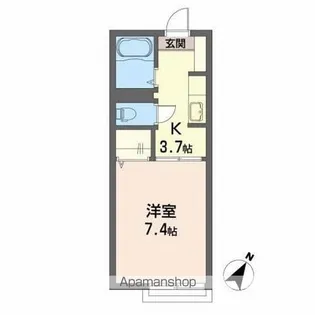 アビタシオンA【2階】の間取り