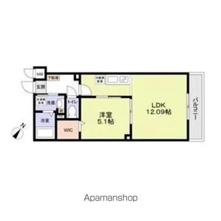 ミリアビタ大森台【2階】の間取り