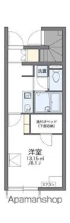 レオネクストプランドール リヴ【107号室】の間取り