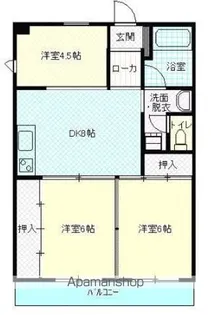 ロイヤルハイツ【703号室】の間取り