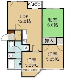 TS86フロムファースト【301号室】の間取り