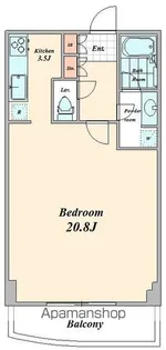 河田町ガーデン クラブフロア【34階】の間取り