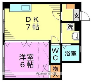 リバネス【2階】の間取り