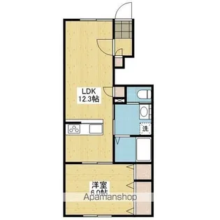 MHT立花 A棟【.103号室】の間取り