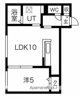 アーツ琴似【3階】の間取り