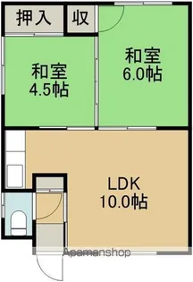 すみれ荘(物置専用)【2F左号室】の間取り