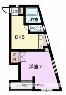 APEX松山【4階】の間取り