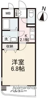 サンセール多賀【1階】の間取り